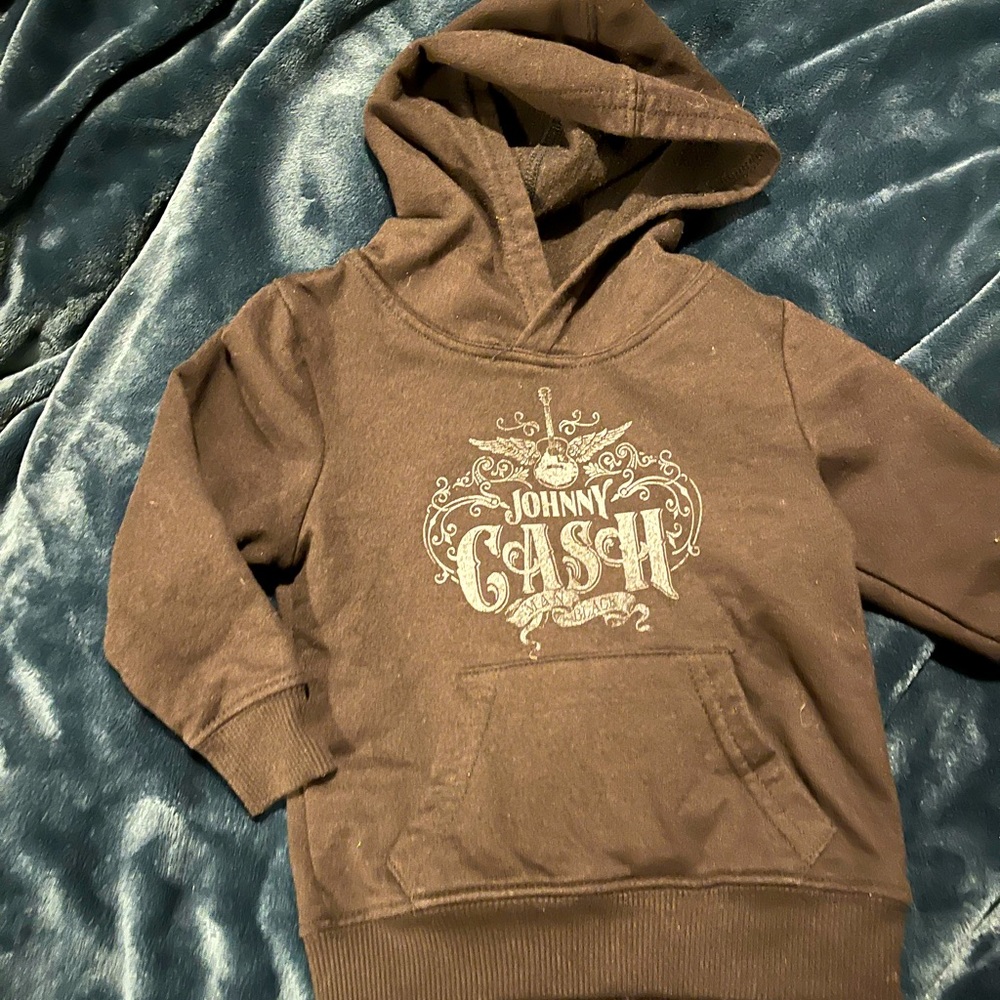 Johnny Cash 18m hooded shirt